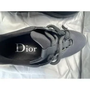 Dior Homme Black Canvas And Leather B17 Mens Sneakers Size 39. Retail $1200!! Pre-loved Christian Dior Dior Homme B17 Trainers - £330 main image 3